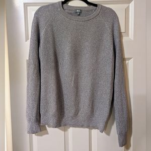Uniqlo Knit Sweater, Gray, Large, Men's